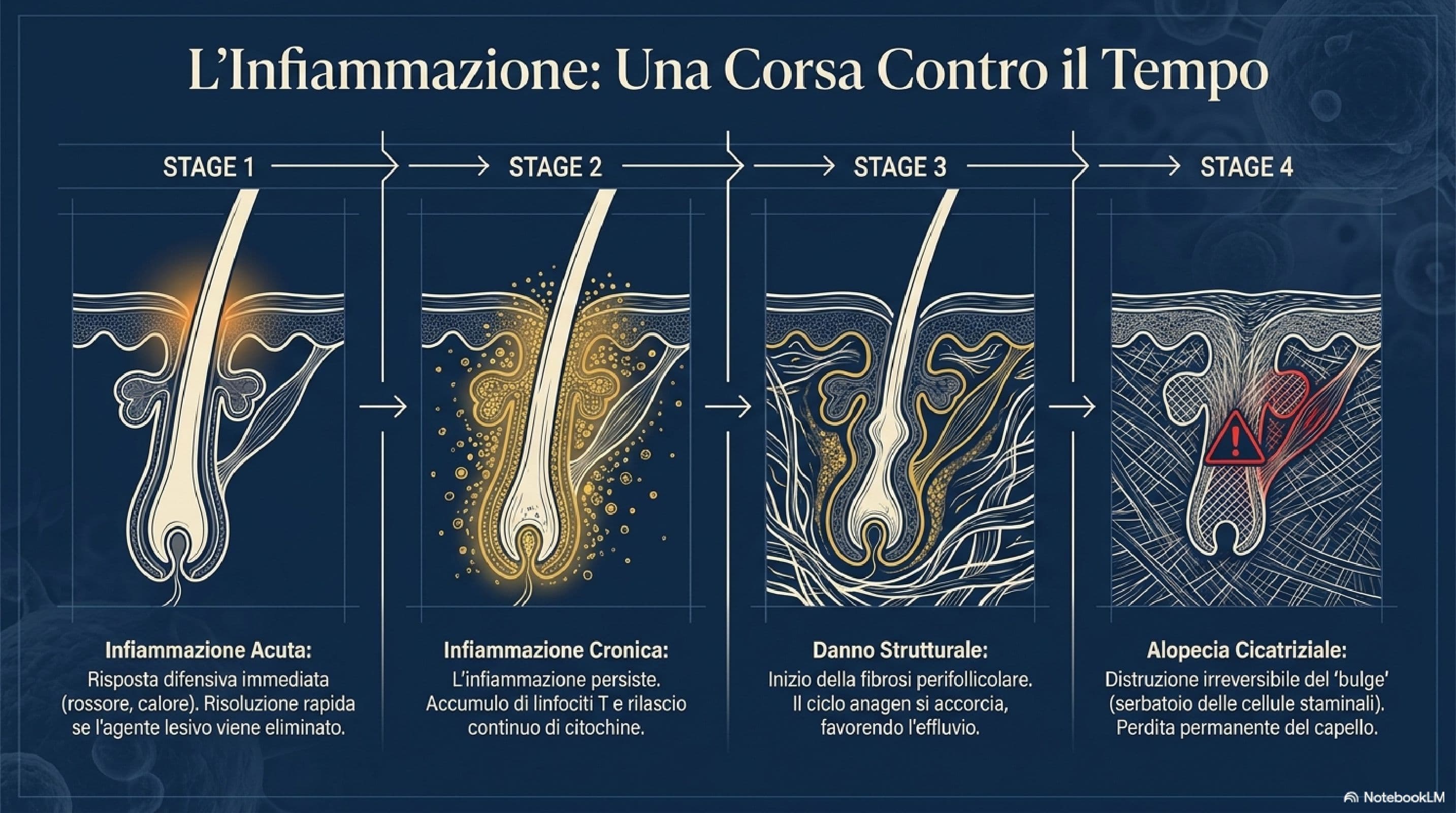 Infammazione Cuoio capelluto