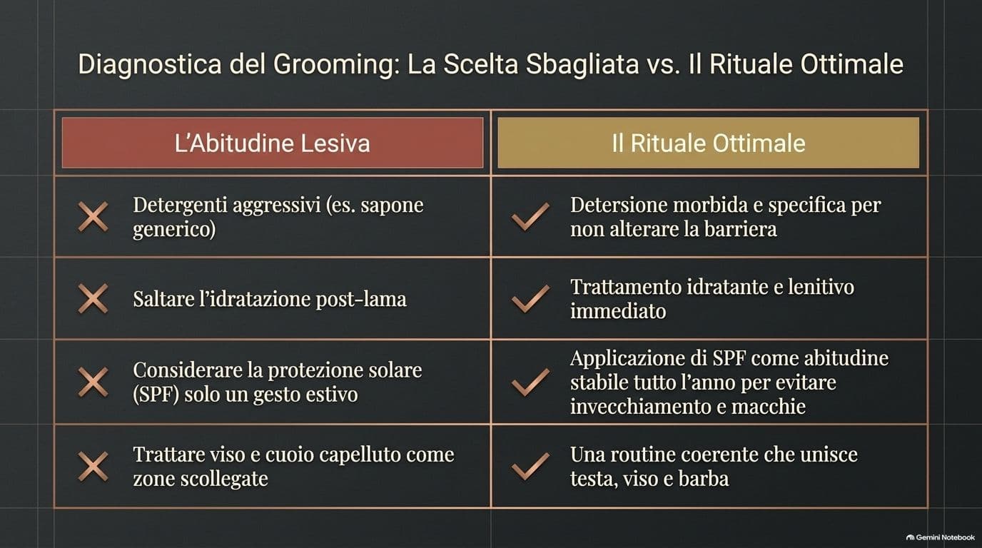 Routine viso uomo: i 3 passaggi base per una pelle pulita e curata