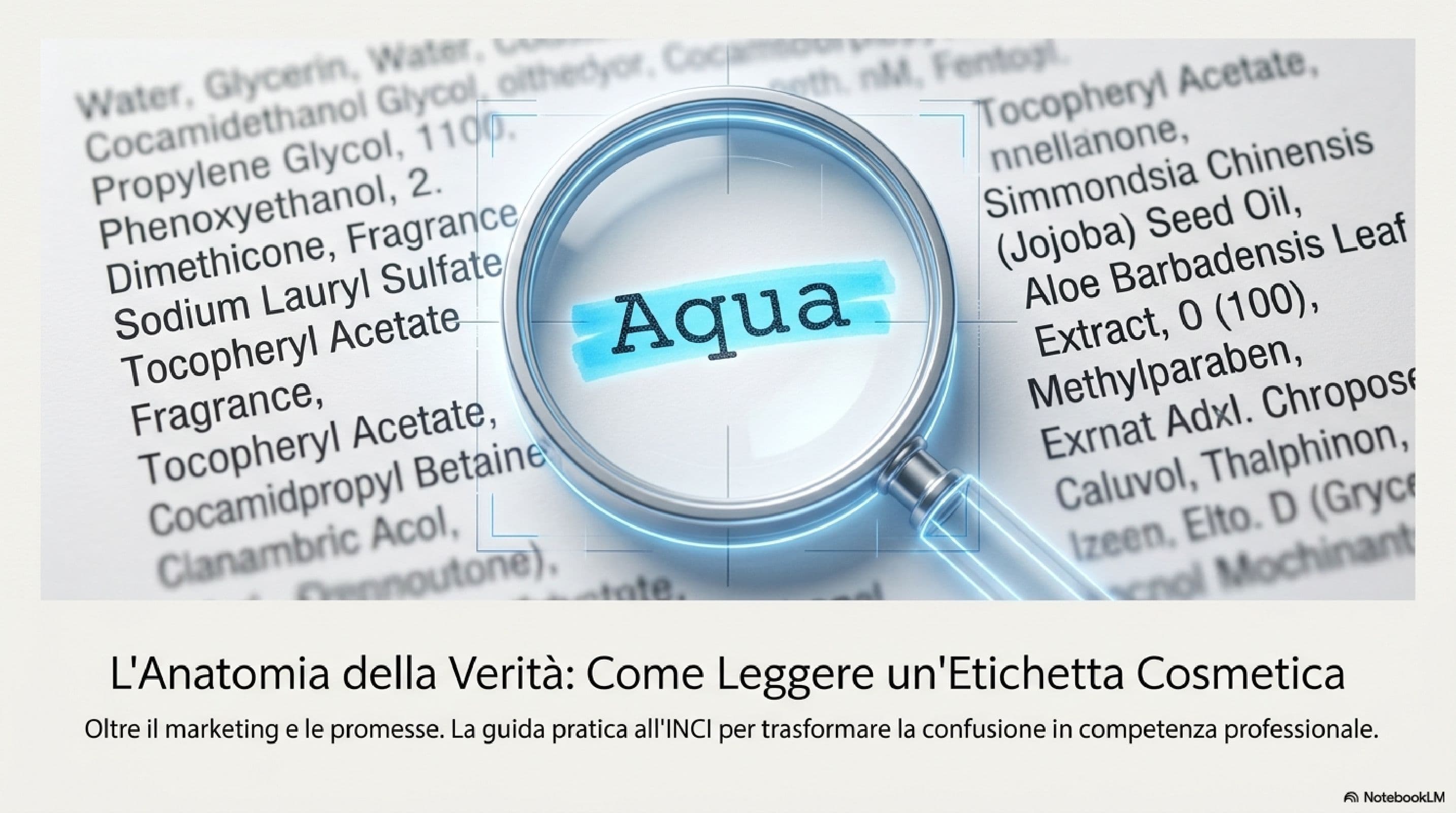 Come Leggere un'Etichetta Cosmetica